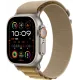 Смарт-часы Apple Watch Ultra 2, 49 мм, LTE, Natural Titanium, титановый корпус натурального цвета с ремешком Tan Alpine Loop (L) — купить в Москве