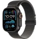 Смарт-часы Apple Watch Ultra 2 2024, 49 мм, LTE, Black Titanium Case with Black Titanium Milanese Loop (M), черный титан с черным титановым ремешком — купить в Москве