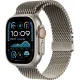 Смарт-часы Apple Watch Ultra 2 2024, 49 мм, LTE, Natural Titanium Case with Natural Titanium Milanese Loop (S), серый титан с серым титановым ремешком — купить в Москве