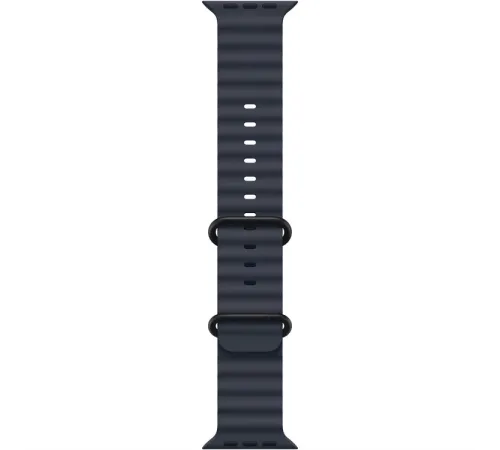 Смарт-часы Apple Watch Ultra 2 2024, 49 мм, LTE, Black Titanium Case with Navy Ocean Band, черный титан с темно-синим ремешком — купить в Москве