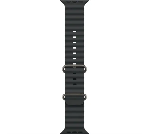 Смарт-часы Apple Watch Ultra 2 2024, 49 мм, LTE, Natural Titanium Case with Black Ocean Band, титан серый с черным ремешком — купить в Москве