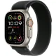 Смарт-часы Apple Watch Ultra 2, 49 мм, LTE, Natural Titanium, титановый корпус натурального цвета с ремешком Black Trail Loop (M/L) — купить в Москве