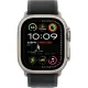 Смарт-часы Apple Watch Ultra 2, 49 мм, LTE, Natural Titanium, титановый корпус натурального цвета с ремешком Black Trail Loop (M/L) — купить в Москве