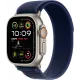 Смарт-часы Apple Watch Ultra 2, 49 мм, LTE, Natural Titanium, титановый корпус натурального цвета с ремешком Blue Trail Loop (S/M) — купить в Москве
