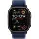 Смарт-часы Apple Watch Ultra 2 2024, 49 мм, LTE, Black Titanium Case with Blue Trail Loop (M/L), черный титан с синим ремешком — купить в Москве