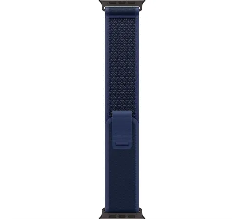 Смарт-часы Apple Watch Ultra 2 2024, 49 мм, LTE, Black Titanium Case with Blue Trail Loop (M/L), черный титан с синим ремешком — купить в Москве