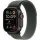 Смарт-часы Apple Watch Ultra 2 2024, 49 мм, LTE, Black Titanium Case with Green Trail Loop (S/M), черный титан с зеленым ремешком — купить в Москве