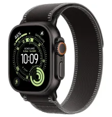 Смарт-часы Apple Watch Ultra 3, 49 мм, M/L, LTE, Black Titanium, титан черный с черно-угольным ремешком Trail Loop