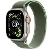 Смарт-часы Apple Watch Ultra 3, 49 мм, LTE, Natural Titanium, (M/L) титан натуральный с зелено-неоновым ремешком Trail Loop