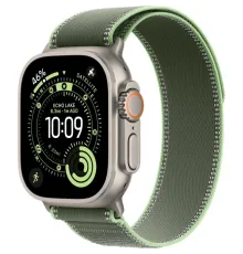 Смарт-часы Apple Watch Ultra 3, 49 мм, LTE, Natural Titanium, (M/L) титан натуральный с зелено-неоновым ремешком Trail Loop