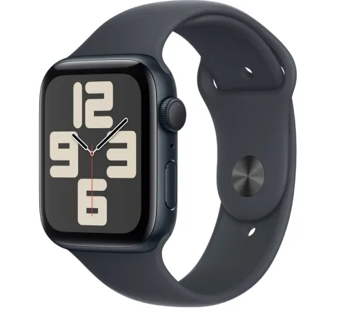 Смарт-часы Apple Watch SE 2024 (M/L), 40mm, Bluetooth, Midnight, черный — купить в Москве