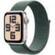 Смарт-часы Apple Watch SE 2024 40mm, Bluetooth, Starlight/Lake Green, золотистый/зеленый — купить в Москве