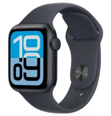 Смарт-часы Apple Watch SE 3 (M/L) 44мм, Midnight Aluminum Case with Midnight Sport Ban (Темная ночь)