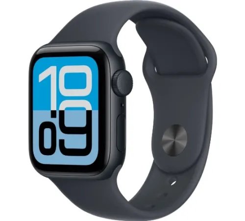 Смарт-часы Apple Watch SE 3 (M/L) 40мм, Midnight Aluminum Case with Midnight Sport Ban (Темная ночь) — купить в Москве