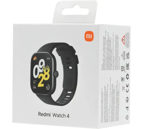 Смарт-часы Xiaomi Redmi Watch 4, черный — купить в Москве